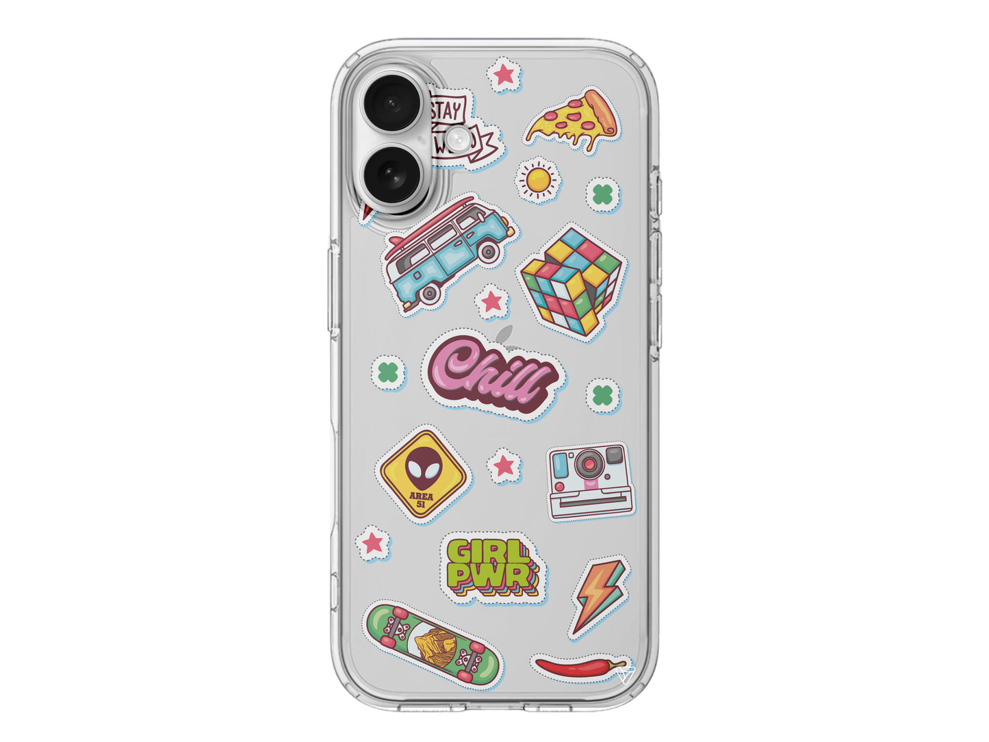 Chill Lansman Model İçi Kadife Silikon Telefon Kılıfı