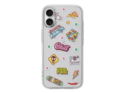 Chill Lansman Model İçi Kadife Silikon Telefon Kılıfı