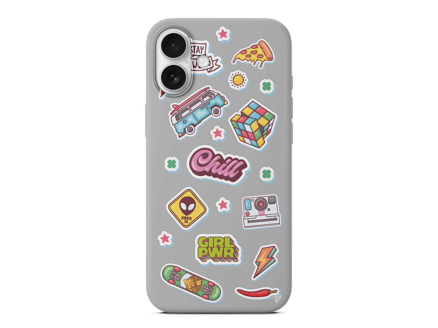 Chill Lansman Model İçi Kadife Silikon Telefon Kılıfı