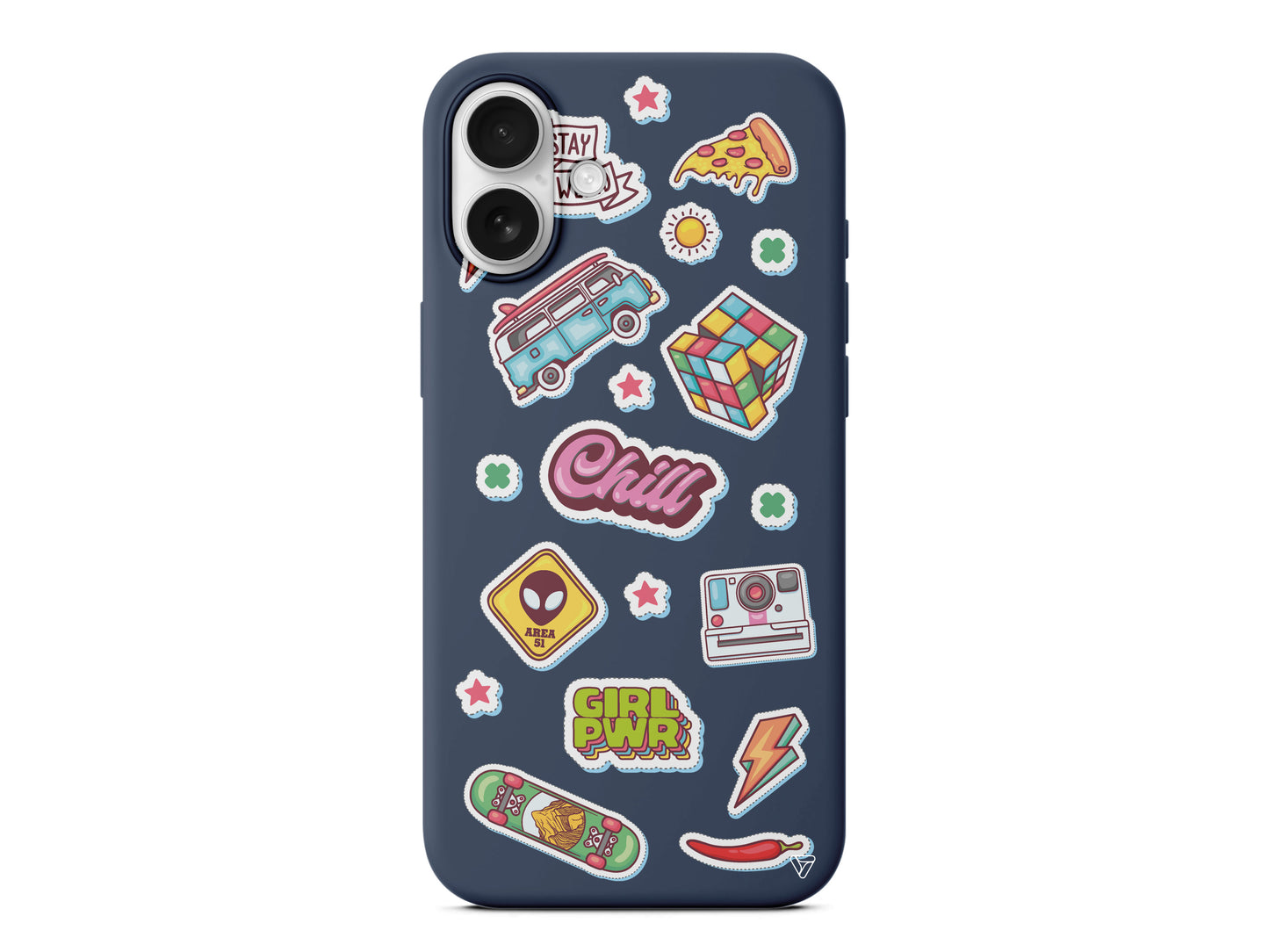 Chill Lansman Model İçi Kadife Silikon Telefon Kılıfı