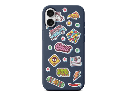 Chill Lansman Model İçi Kadife Silikon Telefon Kılıfı