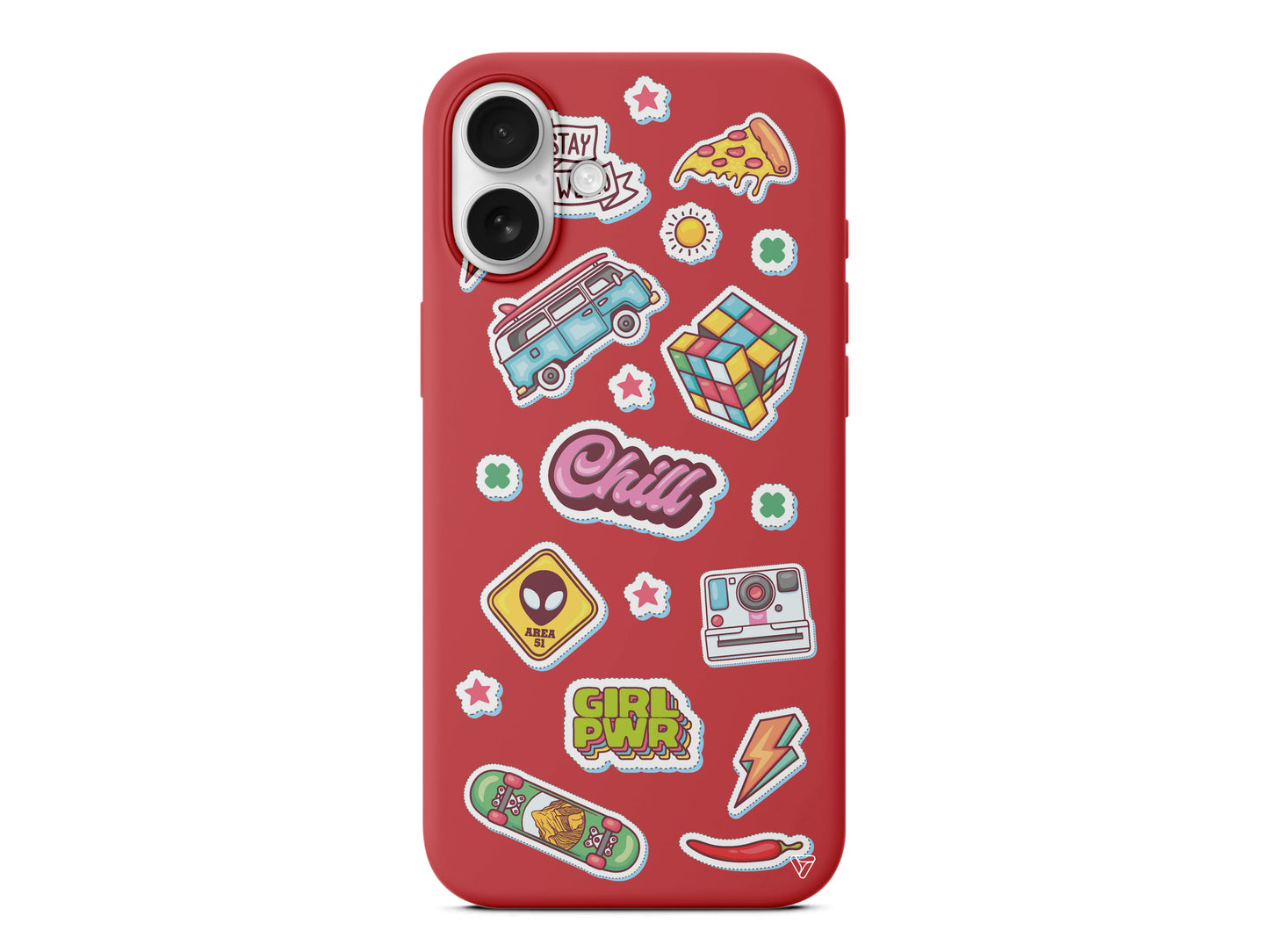 Chill Lansman Model İçi Kadife Silikon Telefon Kılıfı – Plus Serisine Özel