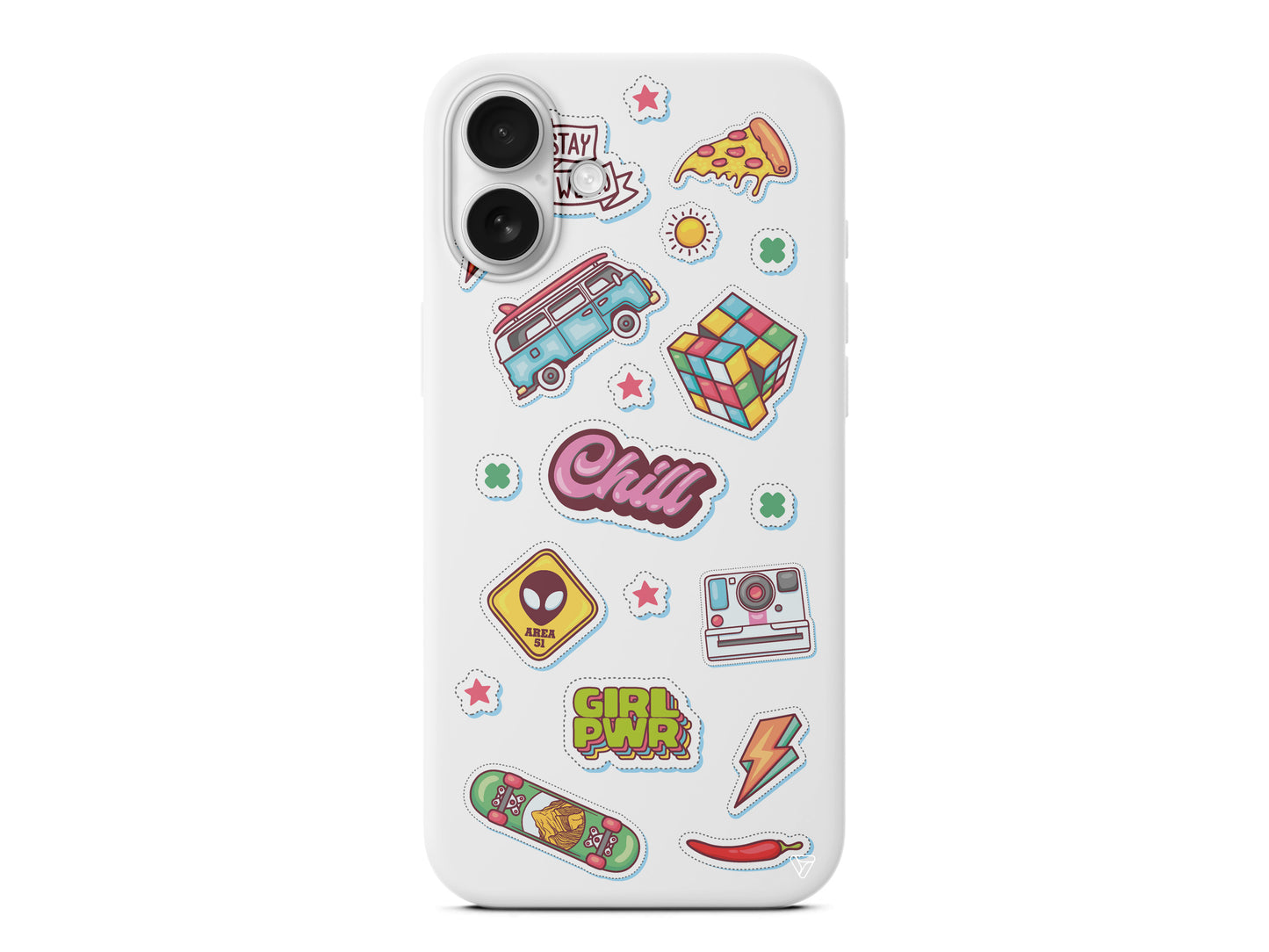 Chill Lansman Model İçi Kadife Silikon Telefon Kılıfı