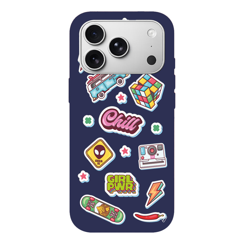 Chill Lansman Model İçi Kadife Silikon Telefon Kılıfı