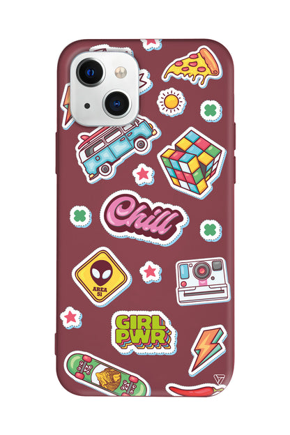 Chill Lansman Model İçi Kadife Silikon Telefon Kılıfı – Plus Serisine Özel