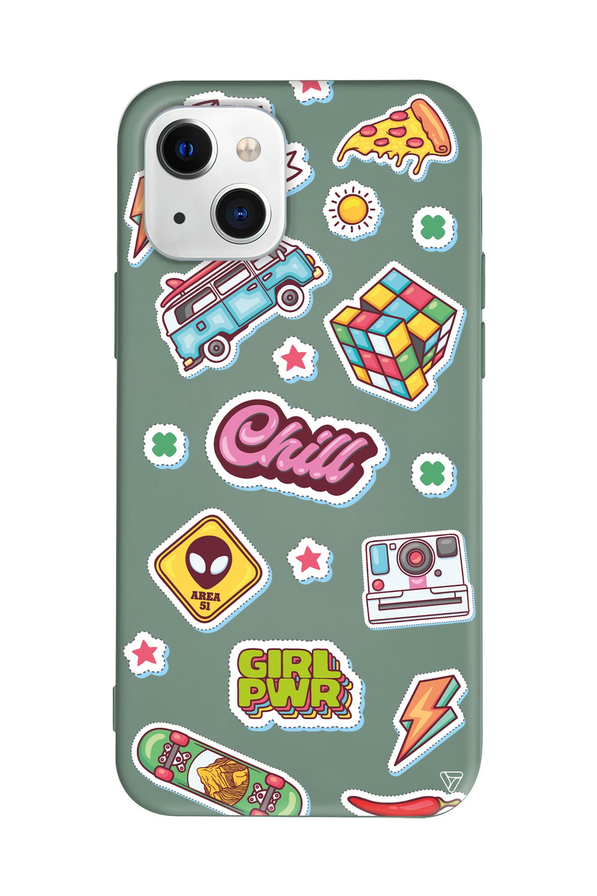 Chill Lansman Model İçi Kadife Silikon Telefon Kılıfı