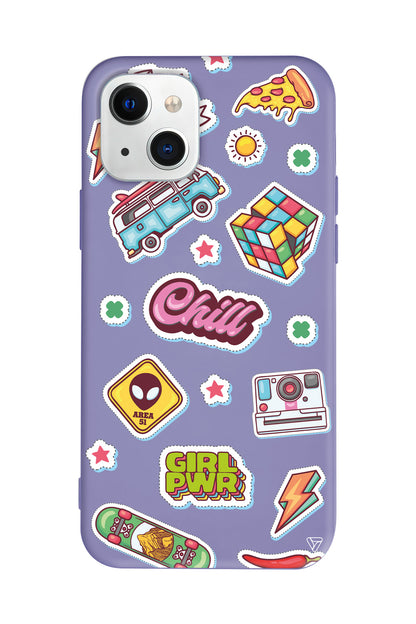 Chill Lansman Model İçi Kadife Silikon Telefon Kılıfı