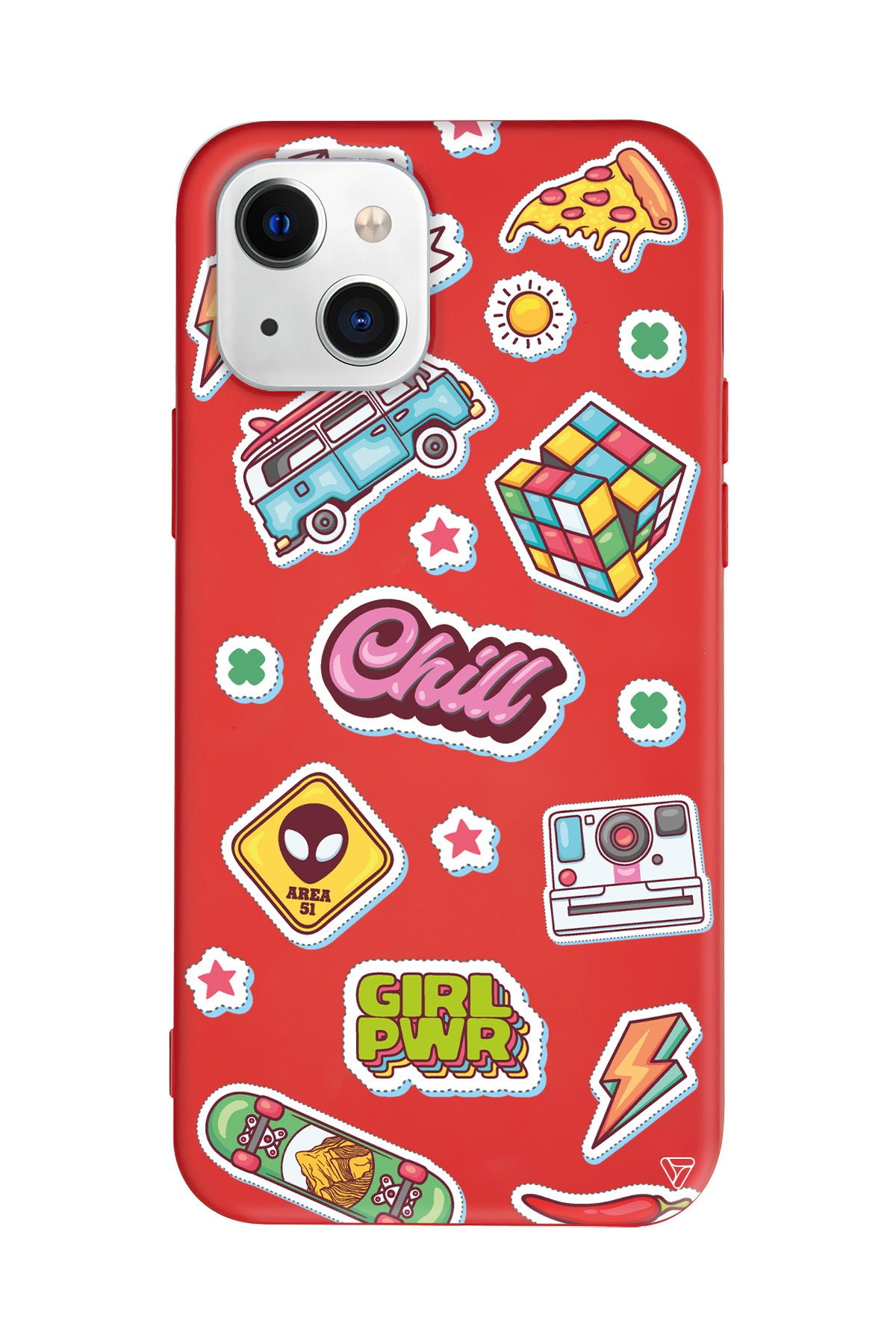 Chill Lansman Model İçi Kadife Silikon Telefon Kılıfı – Plus Serisine Özel