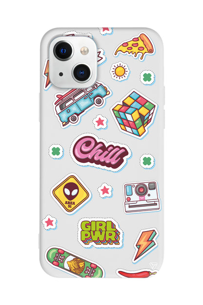 Chill Lansman Model İçi Kadife Silikon Telefon Kılıfı