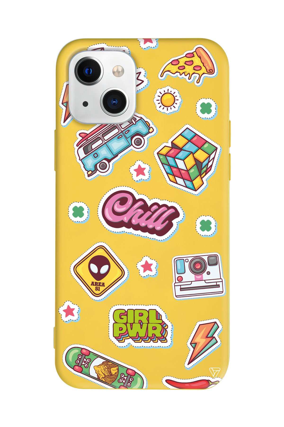 Chill Lansman Model İçi Kadife Silikon Telefon Kılıfı