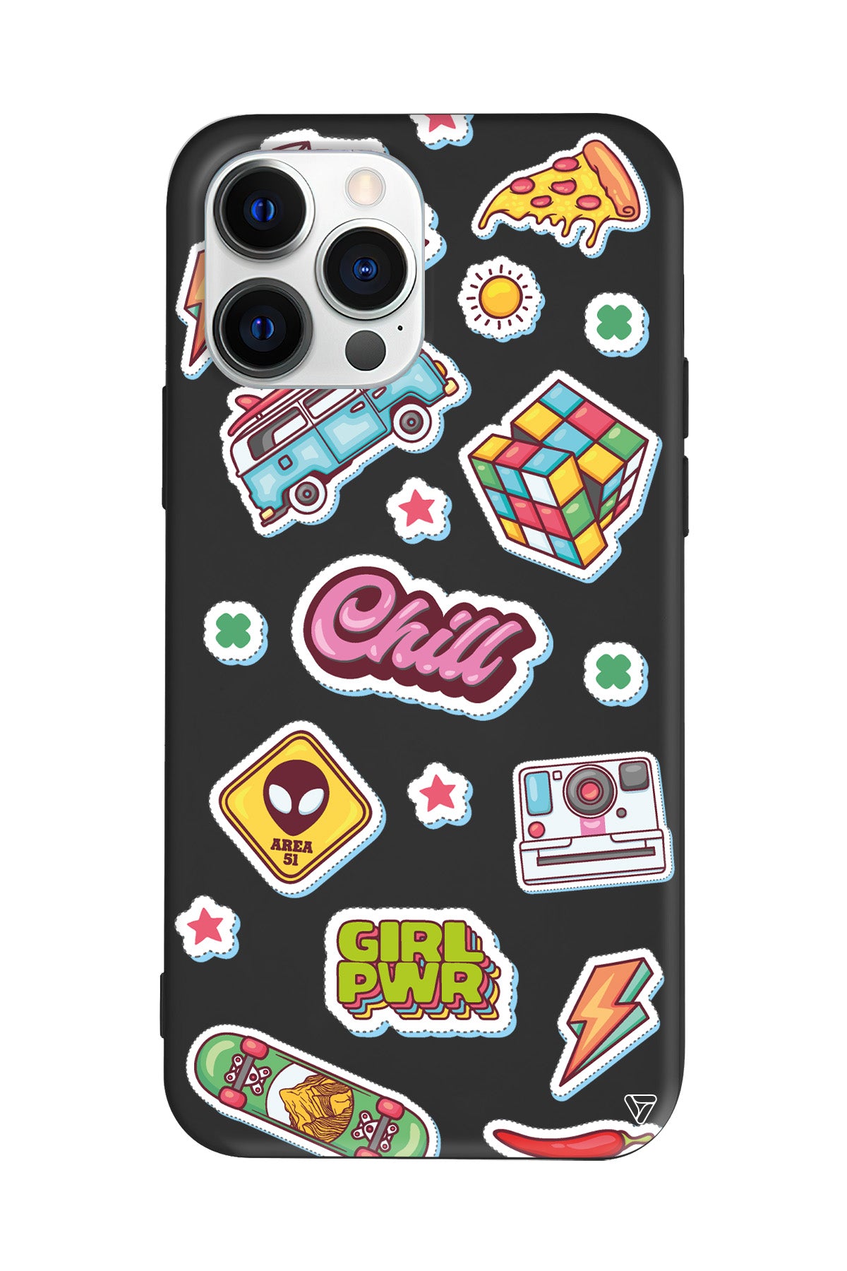 Chill Lansman Model İçi Kadife Silikon Telefon Kılıfı