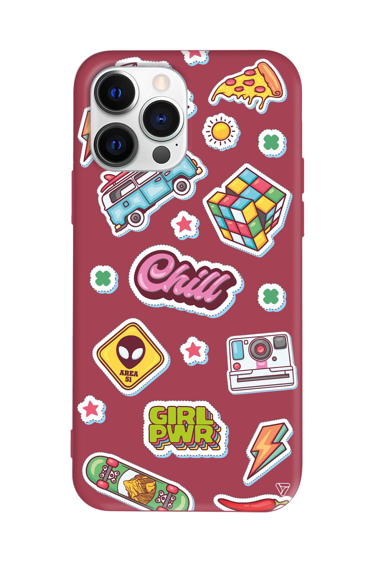 Chill Lansman Model İçi Kadife Silikon Telefon Kılıfı