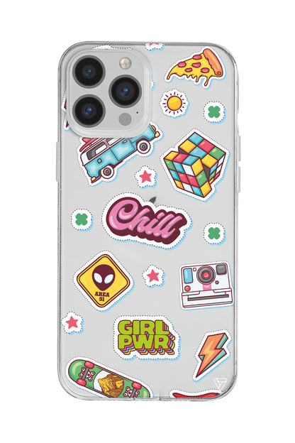 Chill Lansman Model İçi Kadife Silikon Telefon Kılıfı