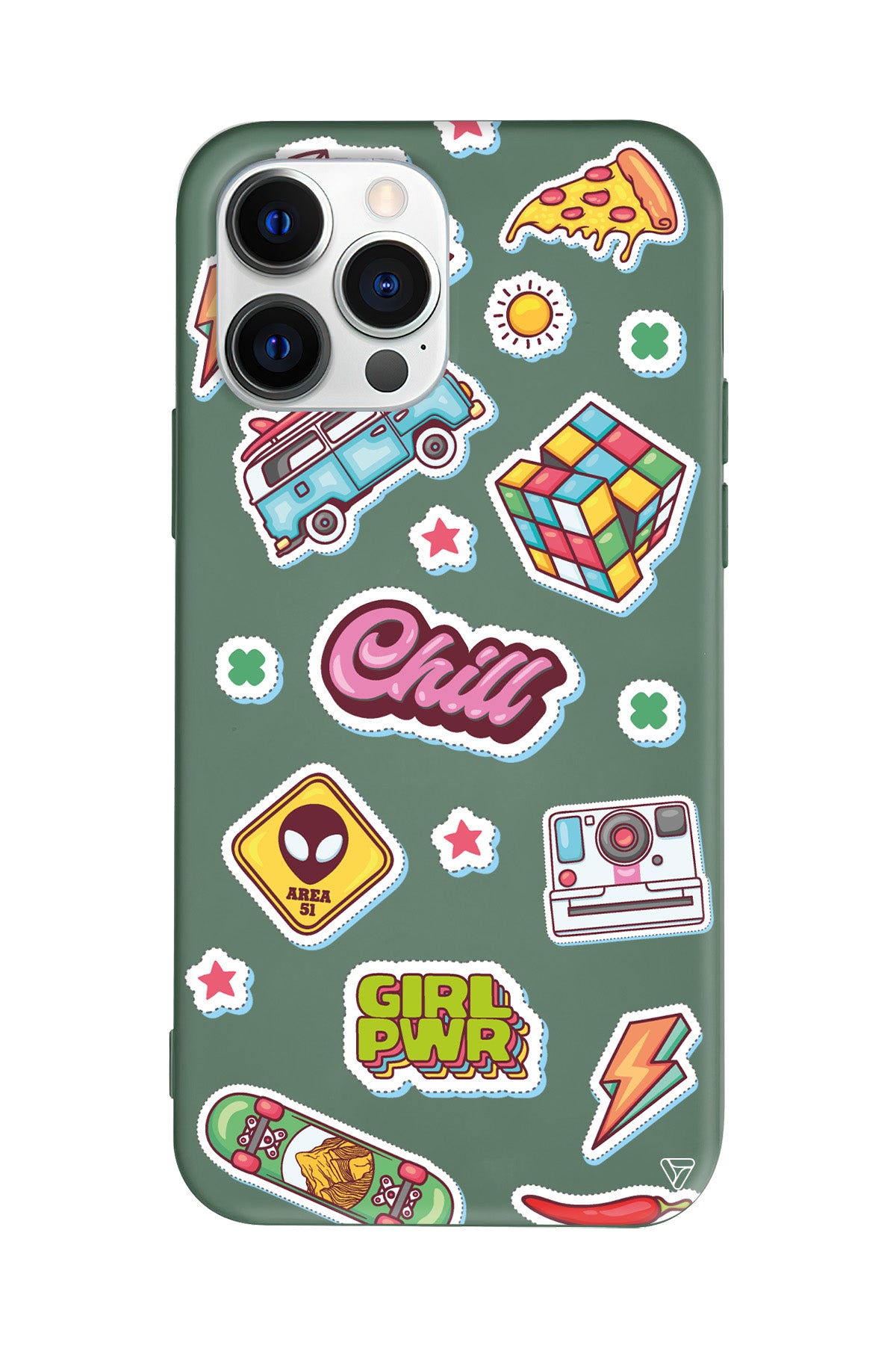 Chill Lansman Model İçi Kadife Silikon Telefon Kılıfı