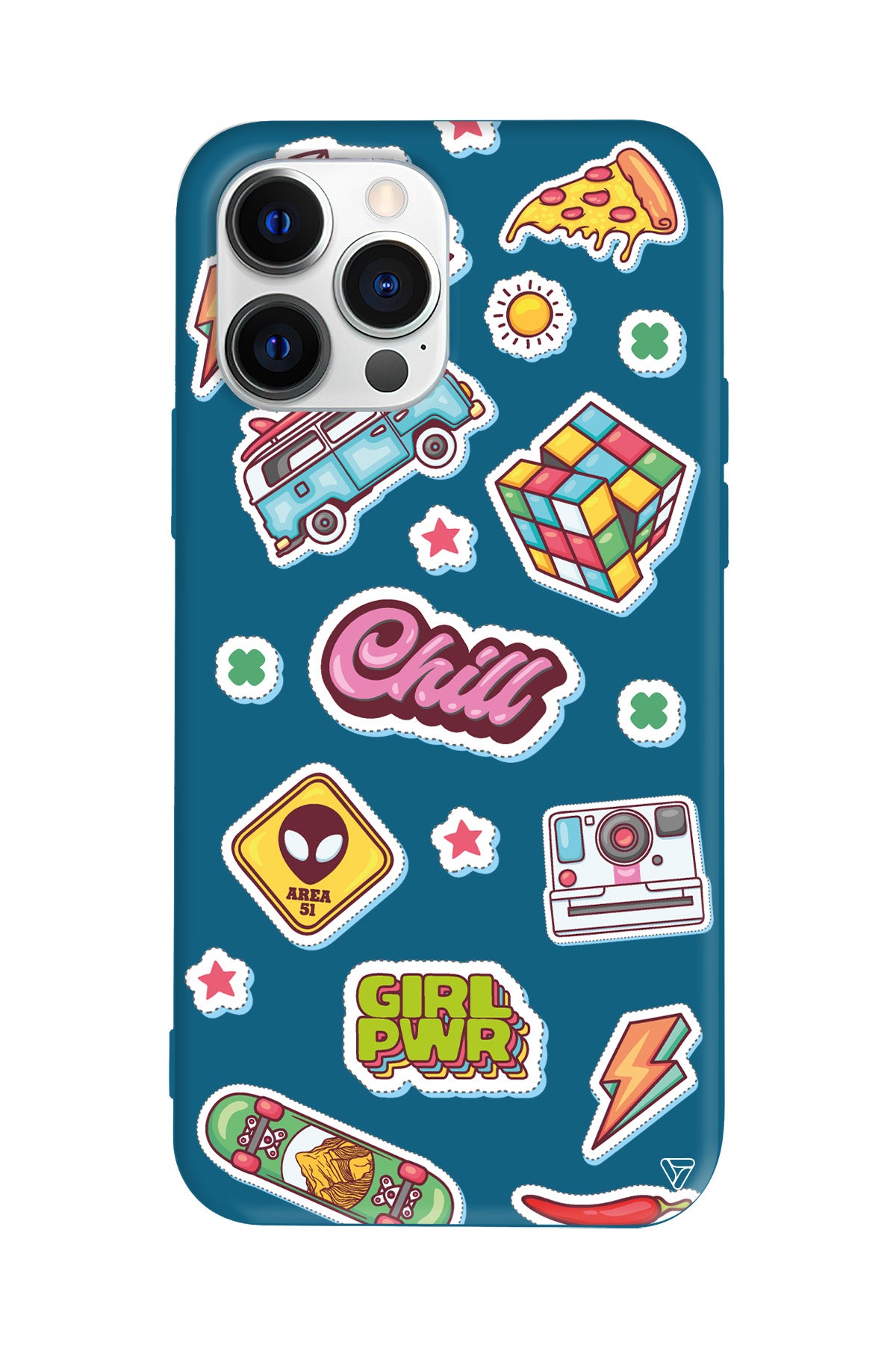 Chill Lansman Model İçi Kadife Silikon Telefon Kılıfı