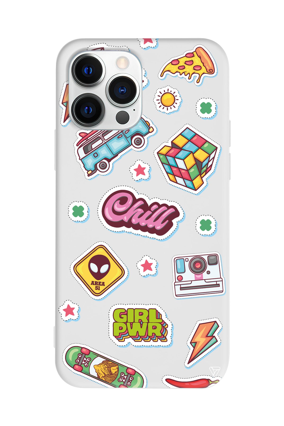 Chill Lansman Model İçi Kadife Silikon Telefon Kılıfı