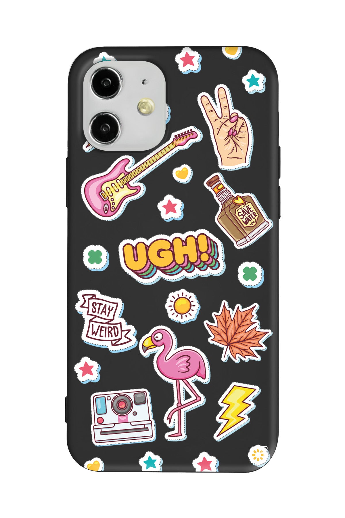 Ugh! Lansman Model İçi Kadife Silikon Telefon Kılıfı