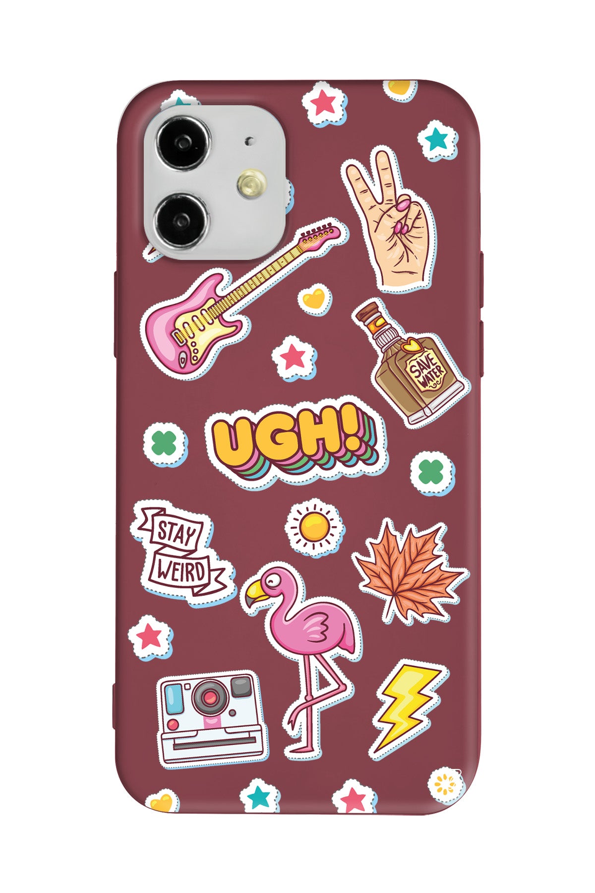 Ugh! Lansman Model İçi Kadife Silikon Telefon Kılıfı