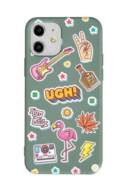 Ugh! Lansman Model İçi Kadife Silikon Telefon Kılıfı