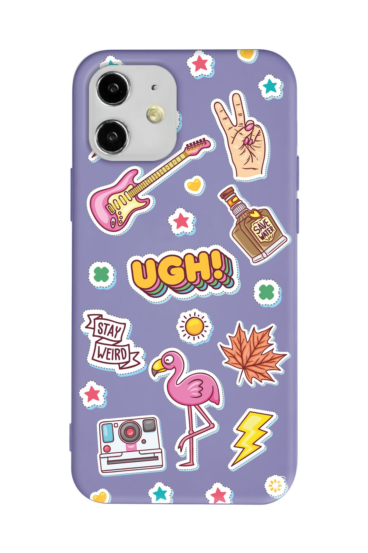 Ugh! Lansman Model İçi Kadife Silikon Telefon Kılıfı