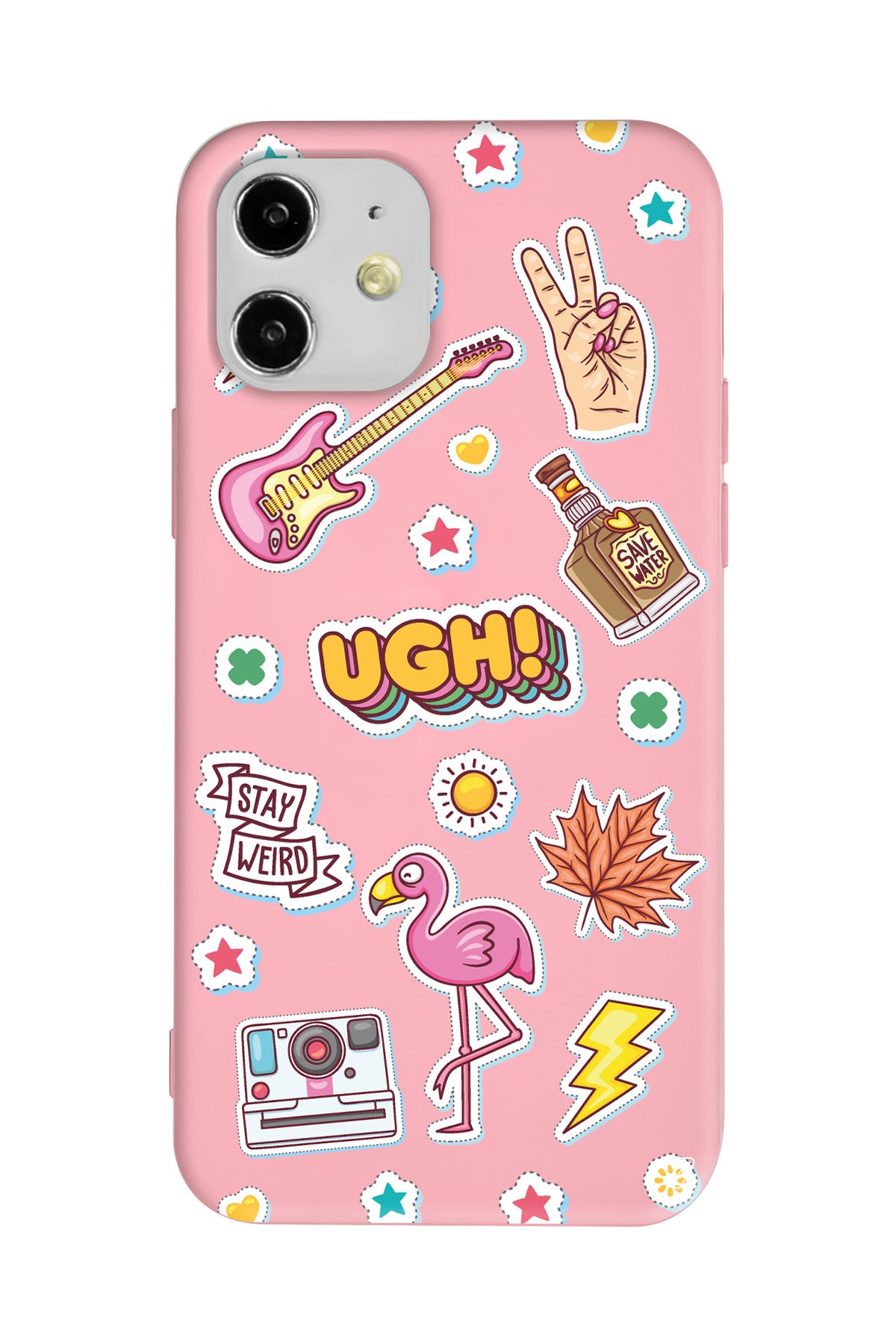 Ugh! Lansman Model İçi Kadife Silikon Telefon Kılıfı