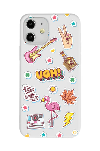 Ugh! Lansman Model İçi Kadife Silikon Telefon Kılıfı