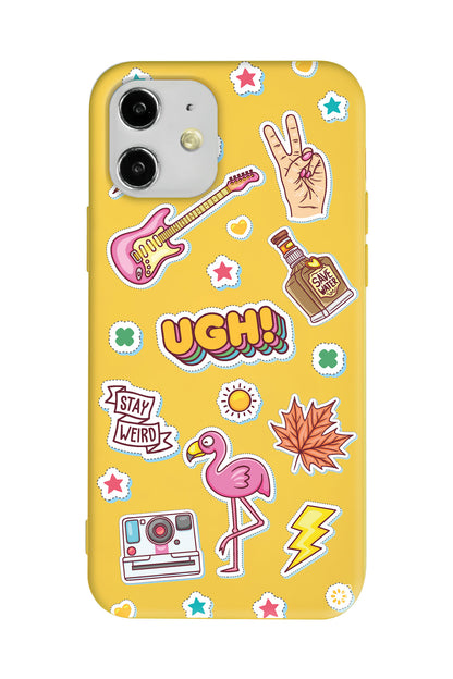 Ugh! Lansman Model İçi Kadife Silikon Telefon Kılıfı