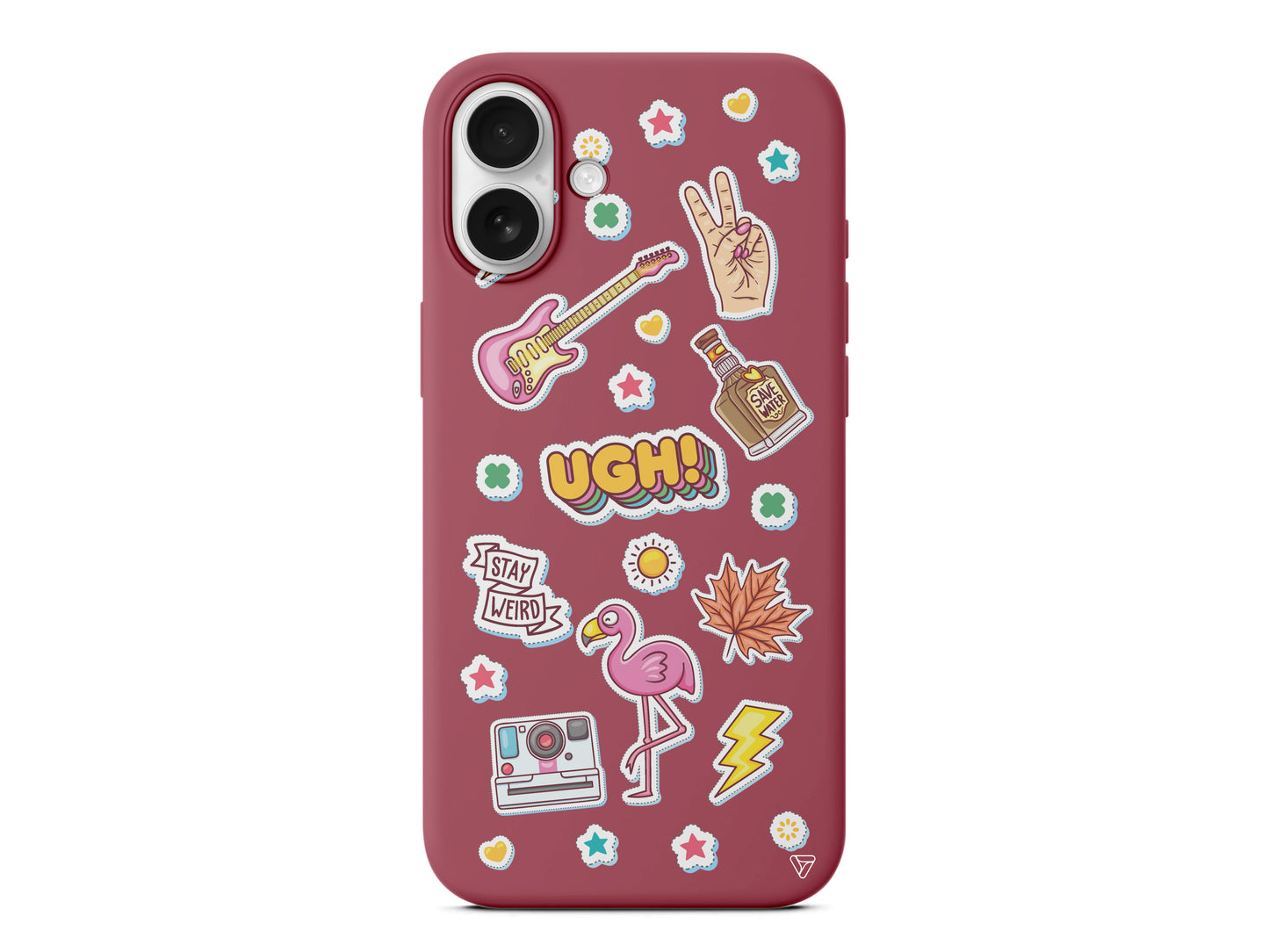 Ugh! Lansman Model İçi Kadife Silikon Telefon Kılıfı