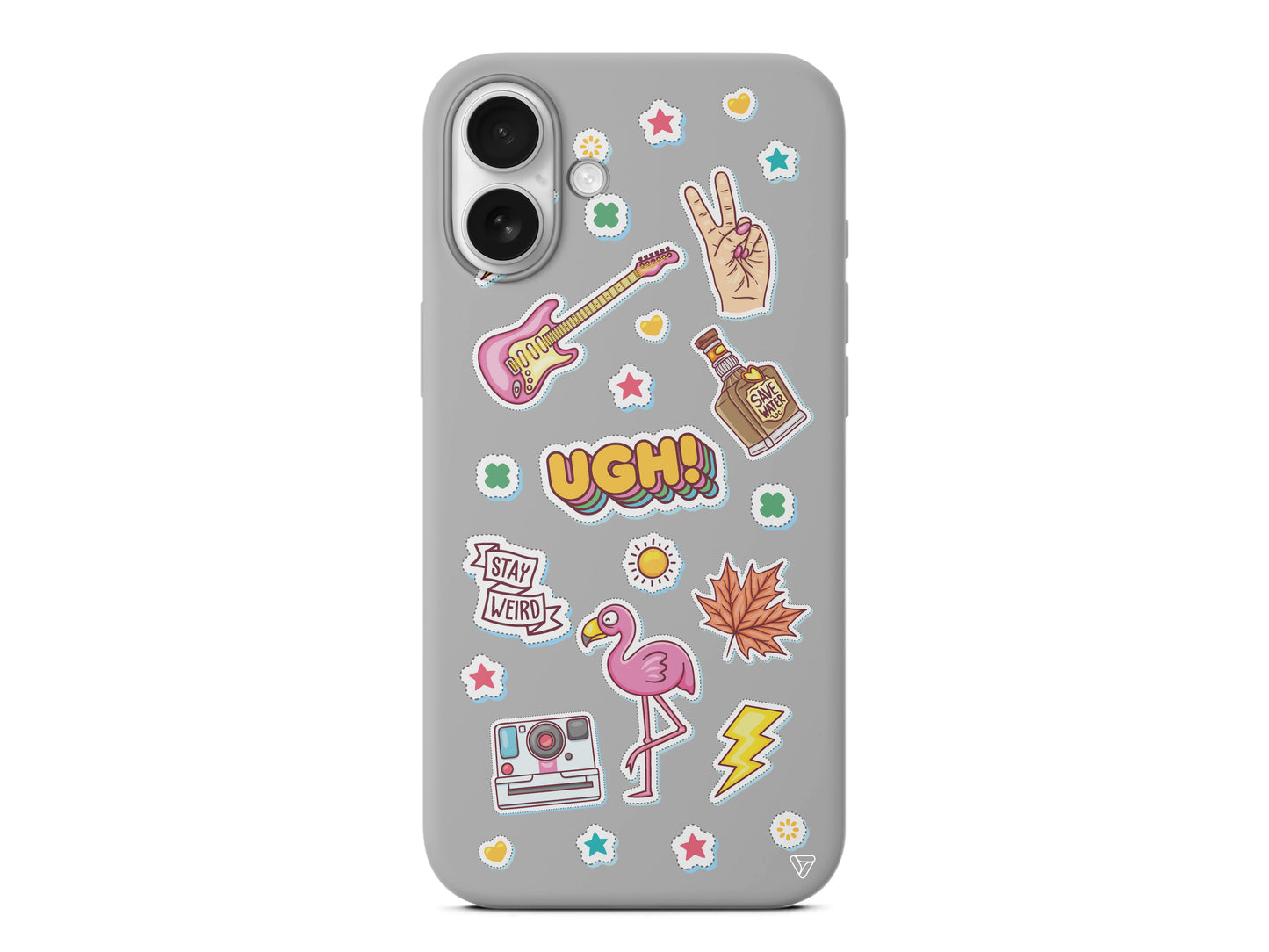 Ugh! Lansman Model İçi Kadife Silikon Telefon Kılıfı