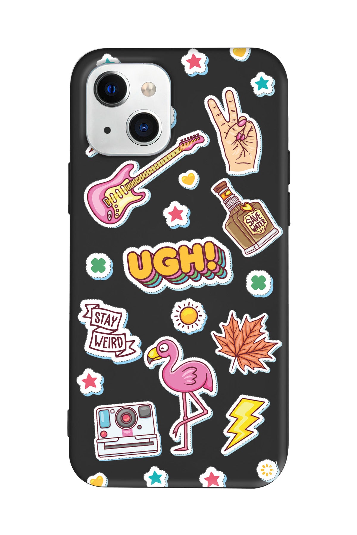 Ugh! Lansman Model İçi Kadife Silikon Telefon Kılıfı