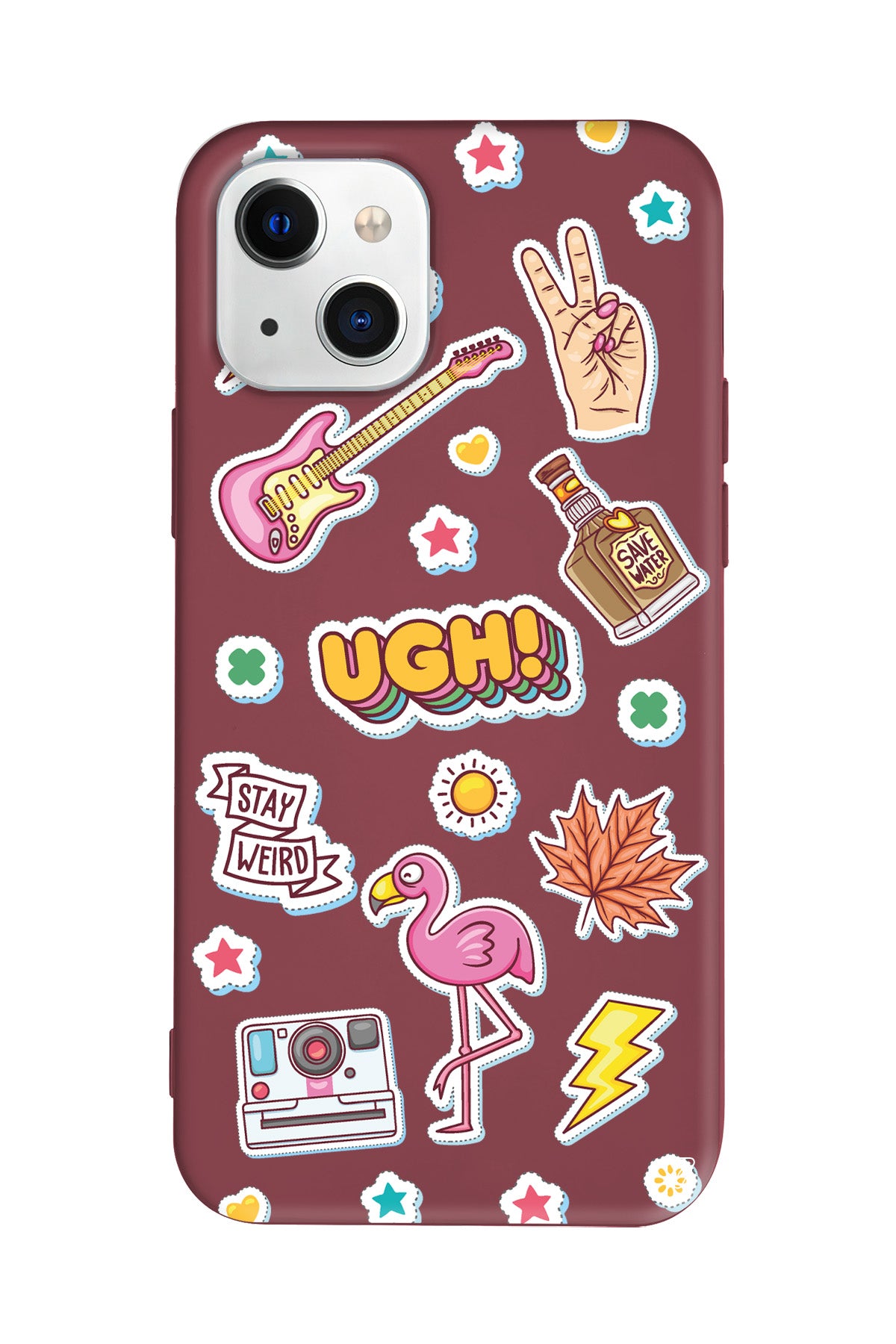 Ugh! Lansman Model İçi Kadife Silikon Telefon Kılıfı – Plus Serisine Özel