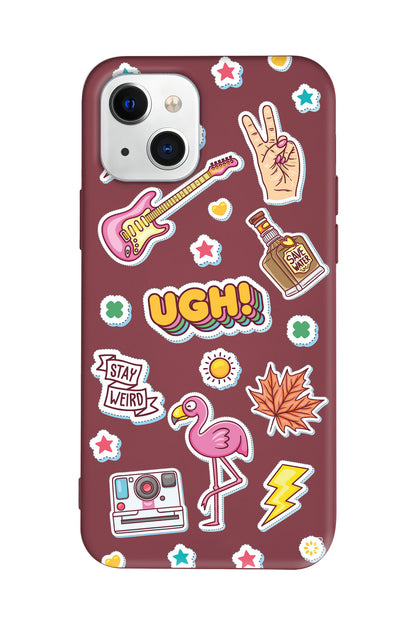 Ugh! Lansman Model İçi Kadife Silikon Telefon Kılıfı