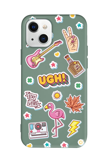 Ugh! Lansman Model İçi Kadife Silikon Telefon Kılıfı – Plus Serisine Özel