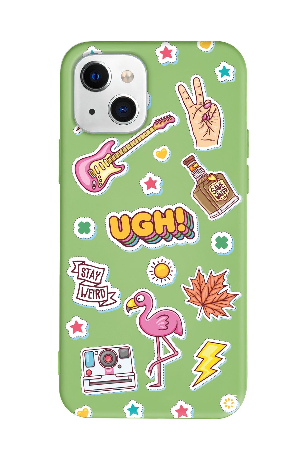 Ugh! Lansman Model İçi Kadife Silikon Telefon Kılıfı