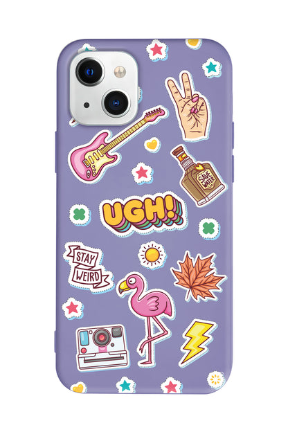 Ugh! Lansman Model İçi Kadife Silikon Telefon Kılıfı – Plus Serisine Özel