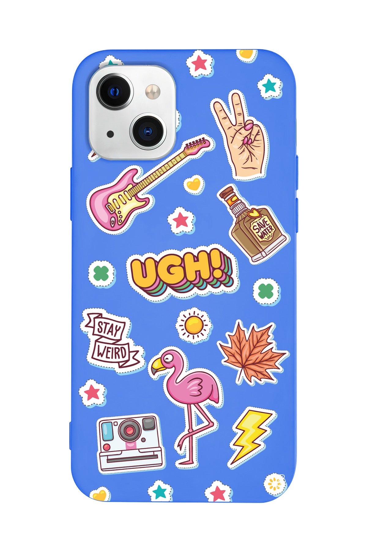 Ugh! Lansman Model İçi Kadife Silikon Telefon Kılıfı – Plus Serisine Özel