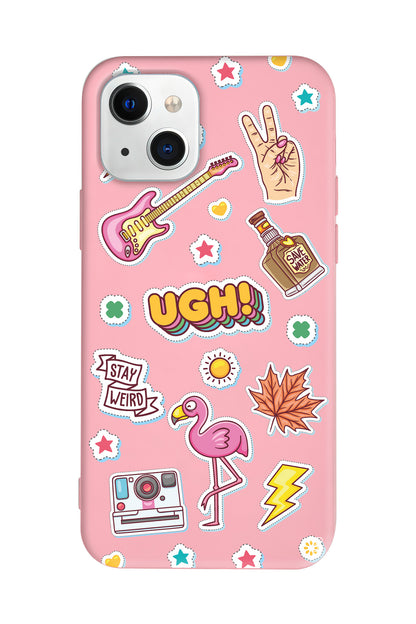 Ugh! Lansman Model İçi Kadife Silikon Telefon Kılıfı