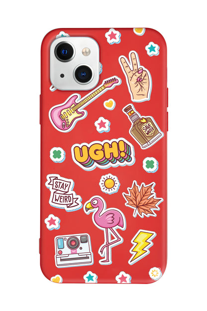 Ugh! Lansman Model İçi Kadife Silikon Telefon Kılıfı – Plus Serisine Özel