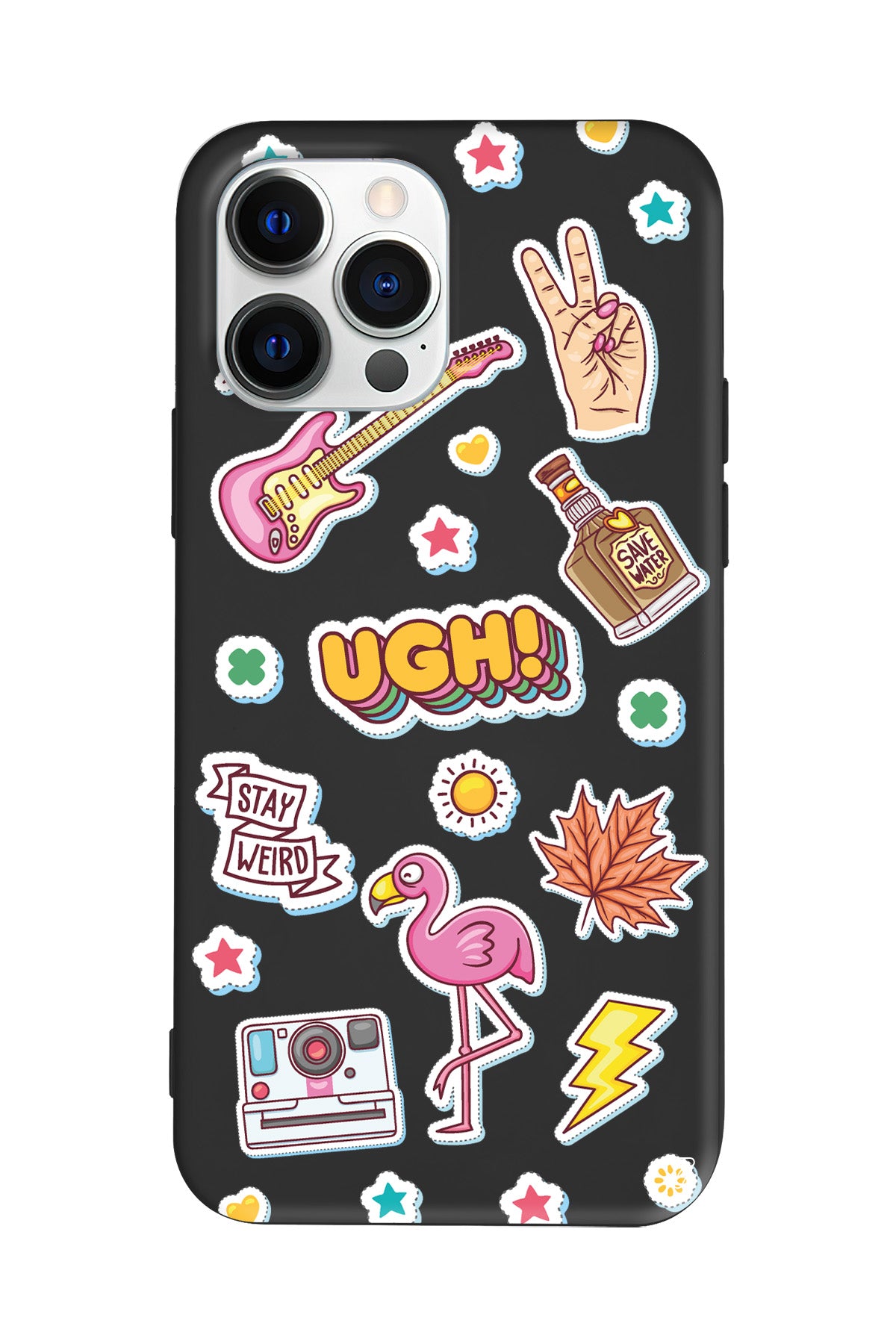 Ugh! Lansman Model İçi Kadife Silikon Telefon Kılıfı