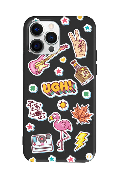 Ugh! Lansman Model İçi Kadife Silikon Telefon Kılıfı