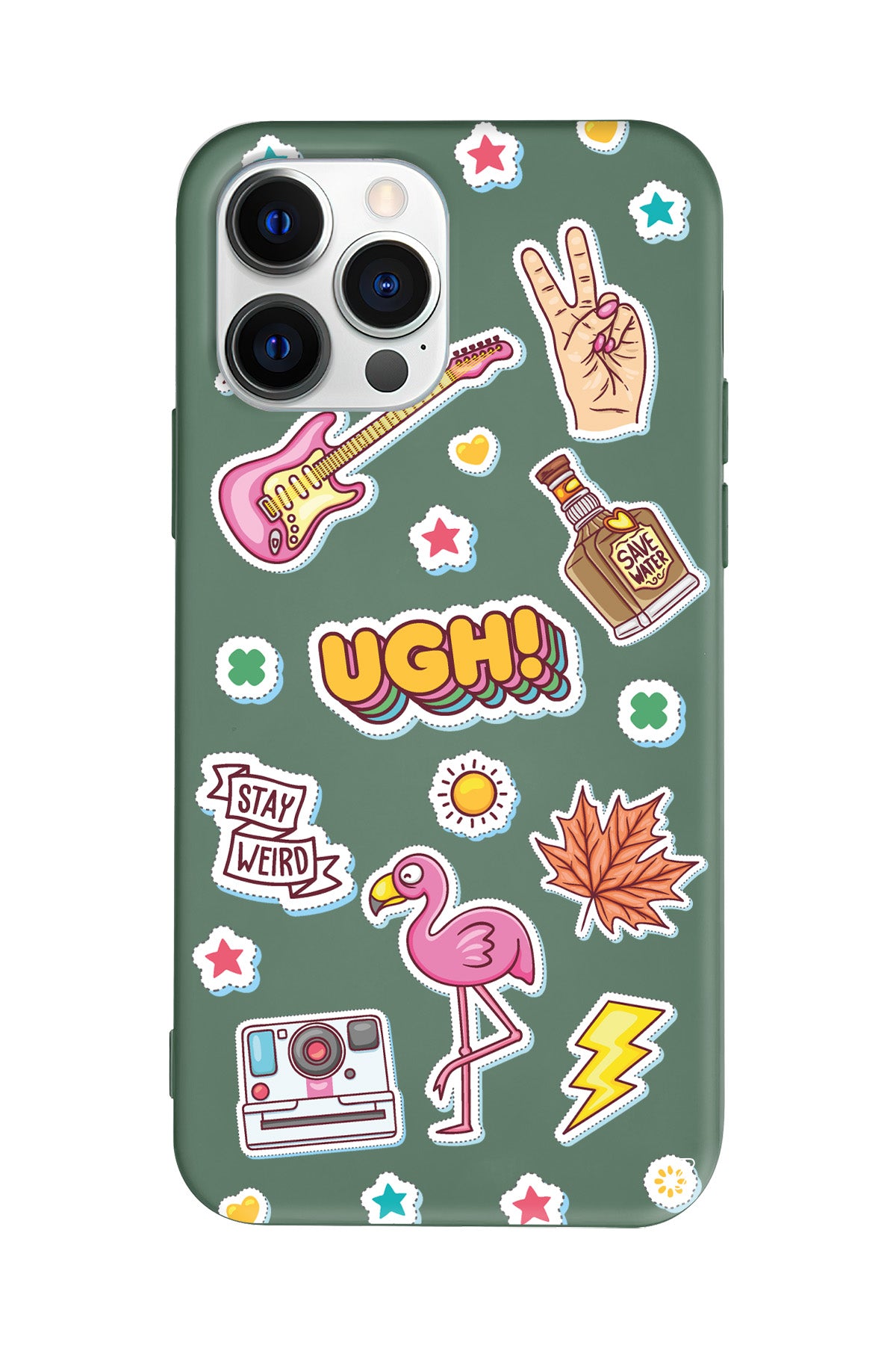 Ugh! Lansman Model İçi Kadife Silikon Telefon Kılıfı