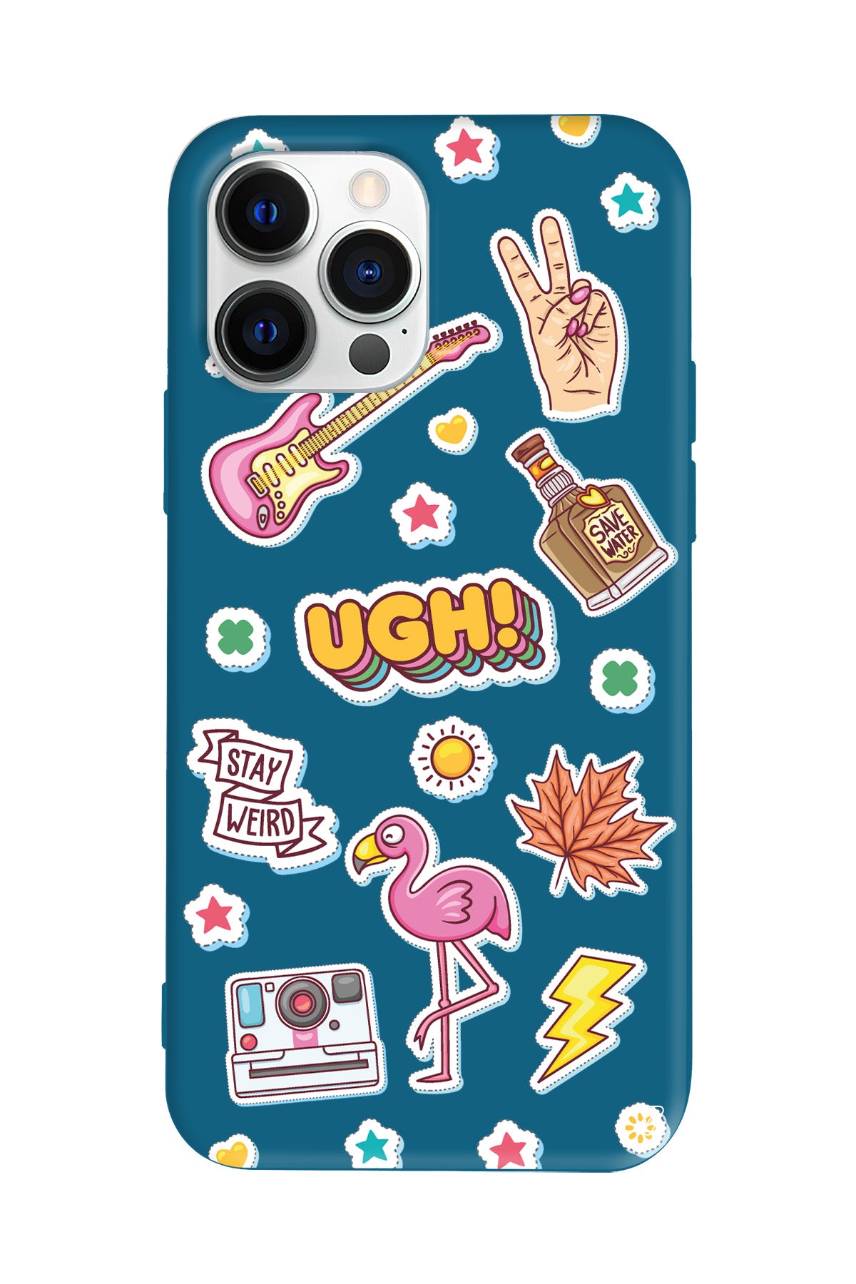 Ugh! Lansman Model İçi Kadife Silikon Telefon Kılıfı