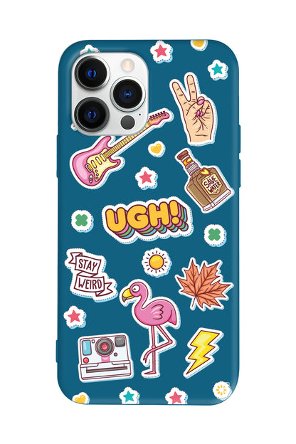 Ugh! Lansman Model İçi Kadife Silikon Telefon Kılıfı