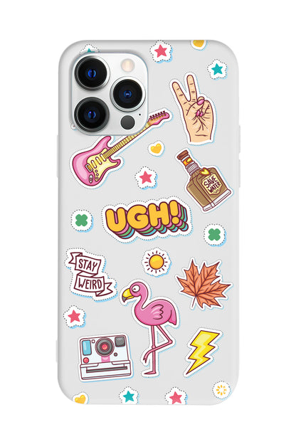 Ugh! Lansman Model İçi Kadife Silikon Telefon Kılıfı