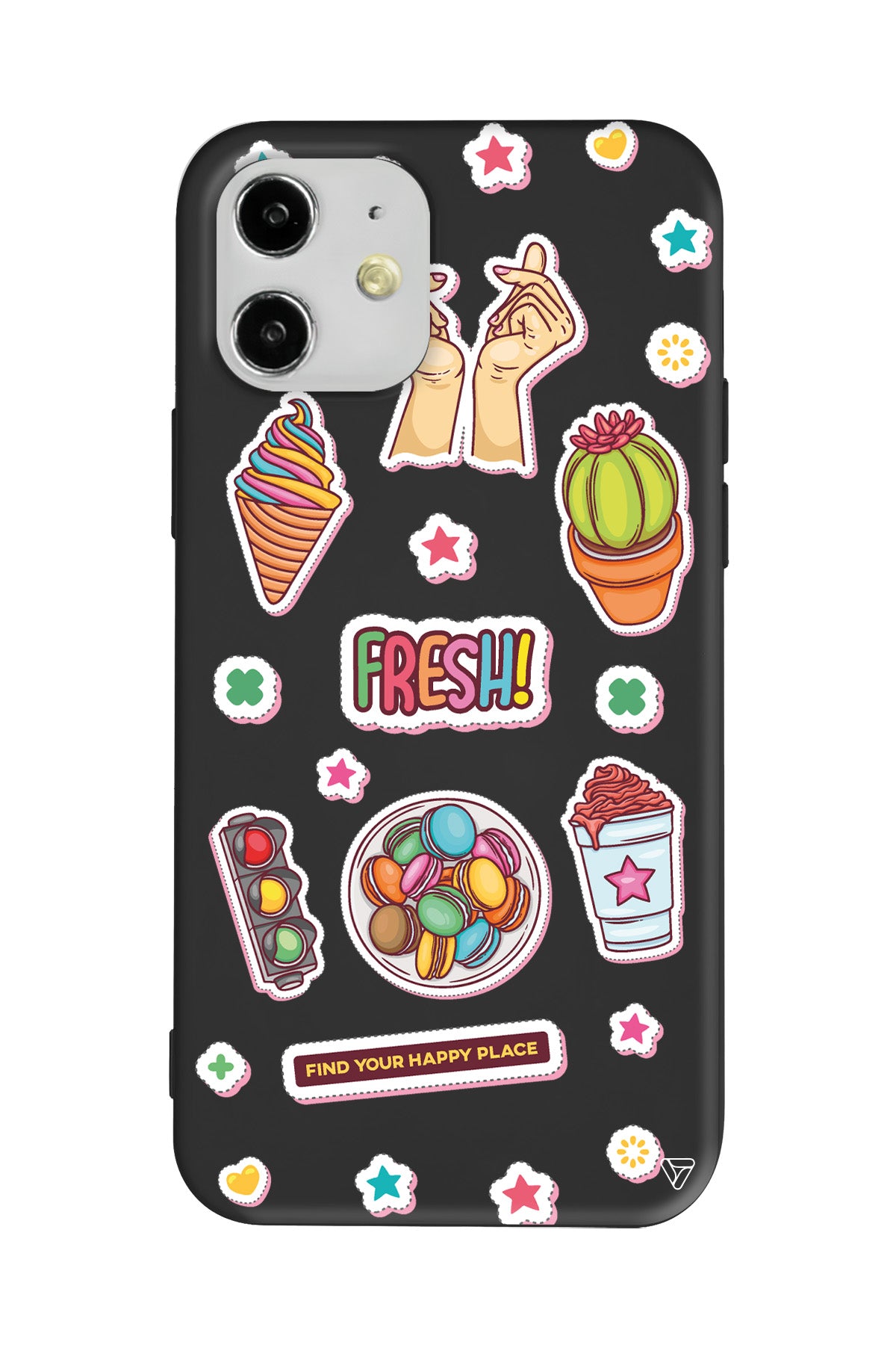 Fresh! Lansman Model İçi Kadife Silikon Telefon Kılıfı