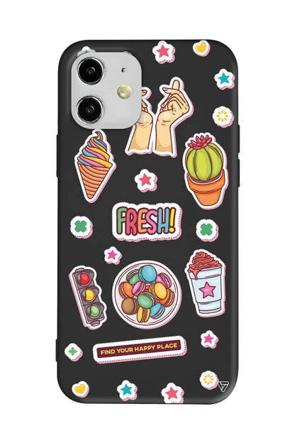 Fresh! Lansman Model İçi Kadife Silikon Telefon Kılıfı