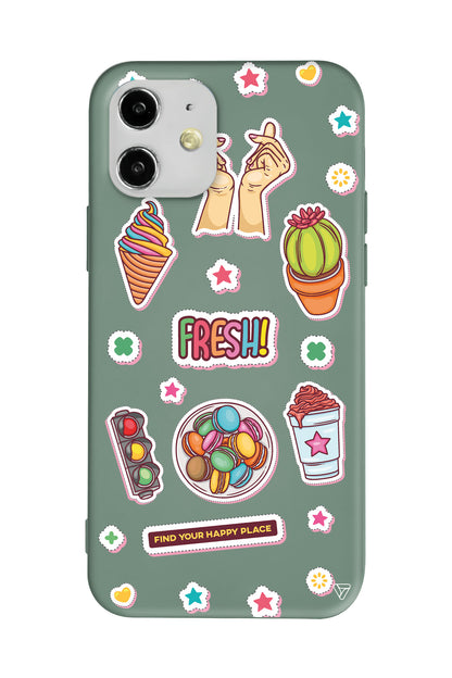 Fresh! Lansman Model İçi Kadife Silikon Telefon Kılıfı