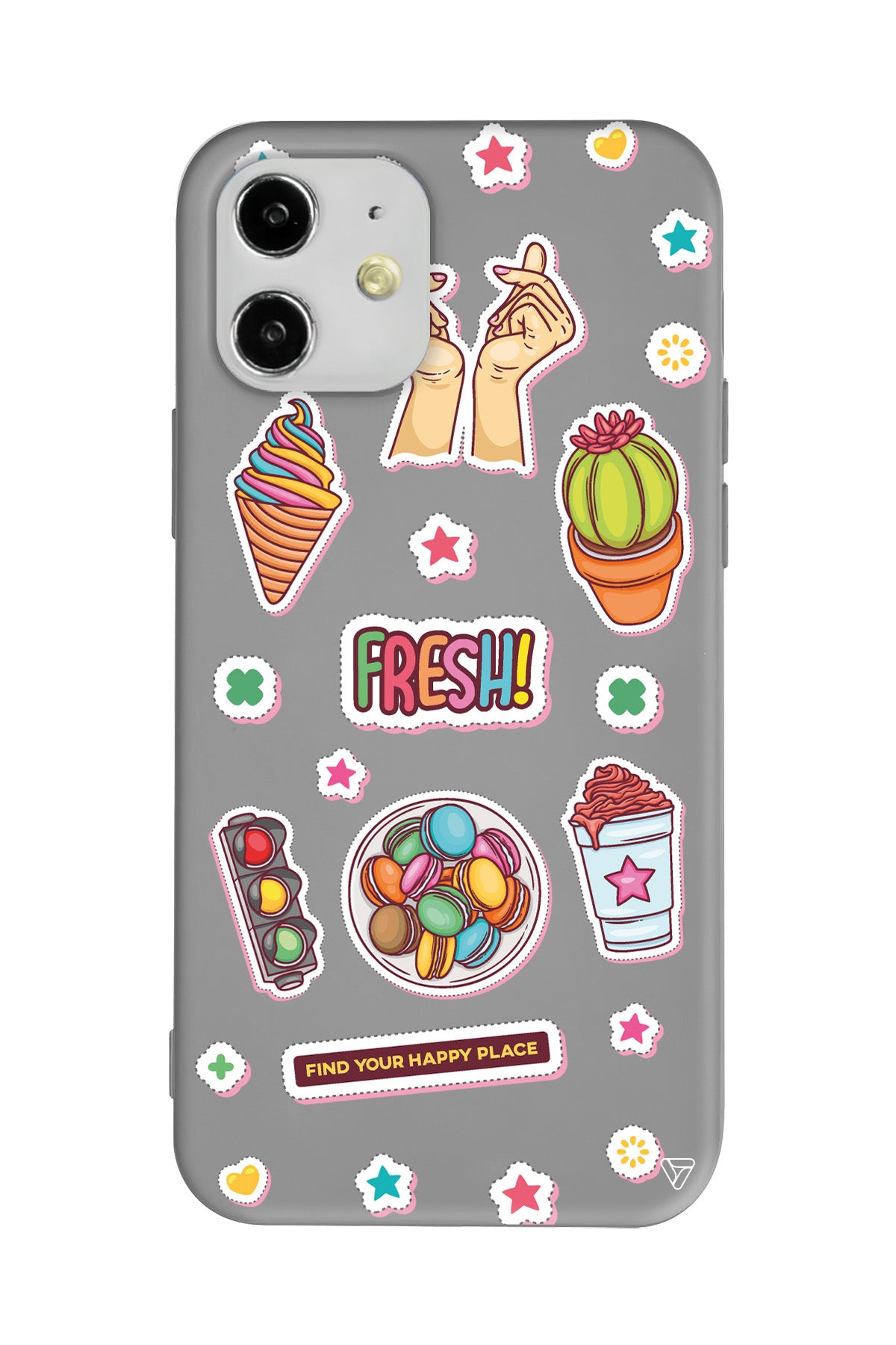 Fresh! Lansman Model İçi Kadife Silikon Telefon Kılıfı