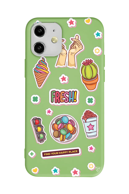 Fresh! Lansman Model İçi Kadife Silikon Telefon Kılıfı