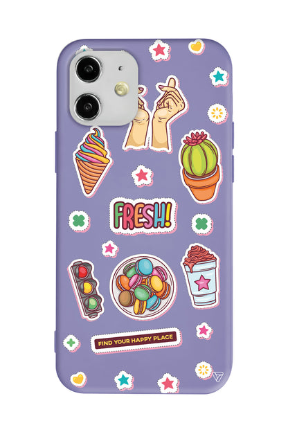 Fresh! Lansman Model İçi Kadife Silikon Telefon Kılıfı